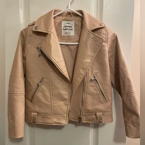 Zara pleather kids jacket